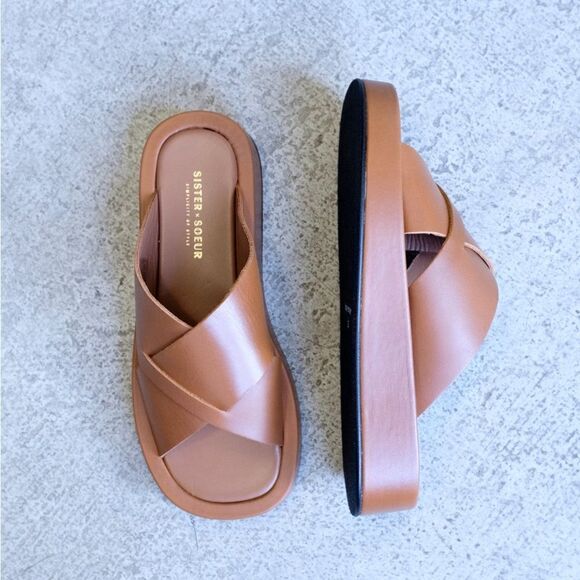Sister x Soeur Shoes - 🔥SisterxSoeur Fergie Platform Slides 40